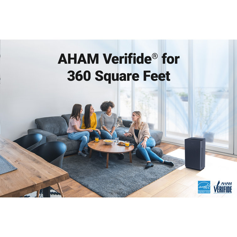 Winix AM80 4Stage True HEPA Air Purifier with Washable AOC Carbon